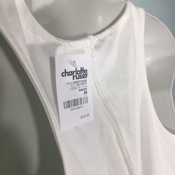 Bodycon Asymmetrical Charlotte Russe Dress - Picture 7 of 8